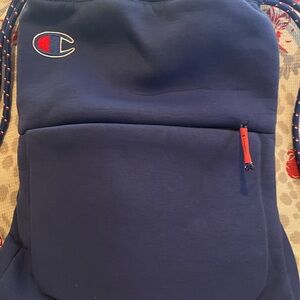 Champion Navy Backpack with Red Details
